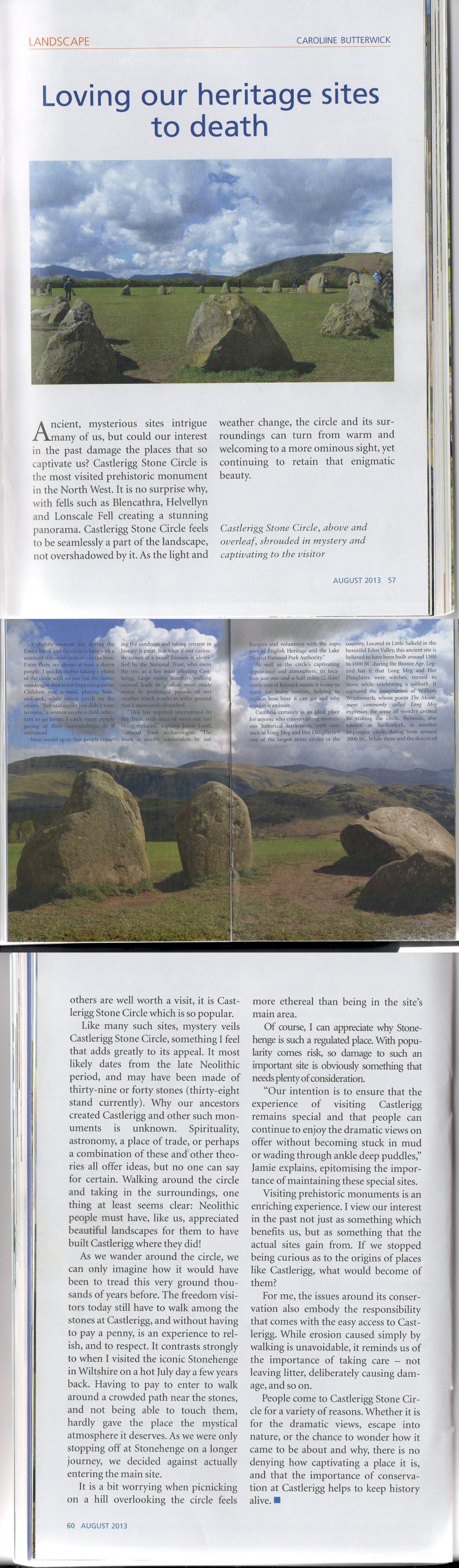Castlerigg Cumbria Article